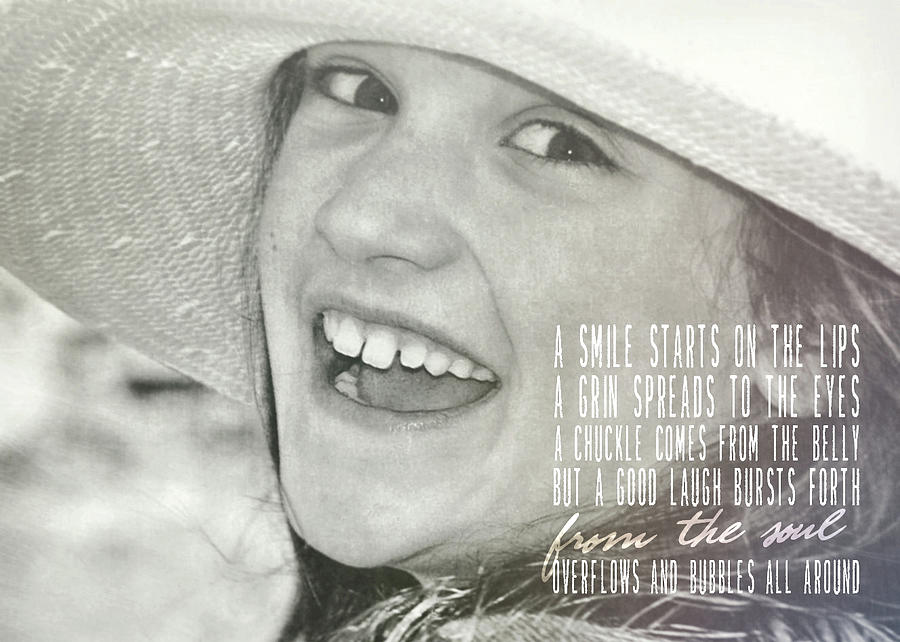 LAUGHTER quote Photograph by JAMART Photography