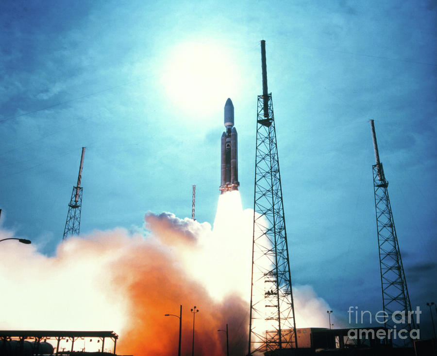 Launch Of A Titan Iv Rocket Photograph by Lockheed Martin Astronautics ...