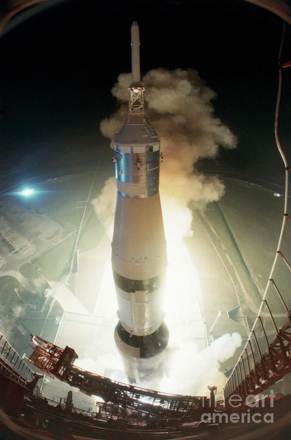 Launch Of Apollo 17 Photograph by Bettmann