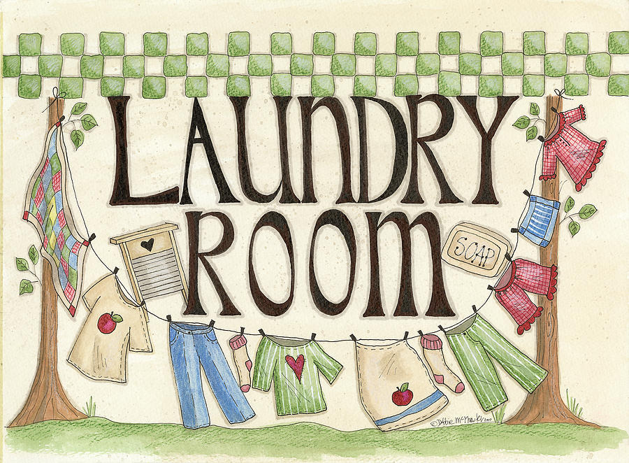 Laundry Room Painting by Debbie Mcmaster