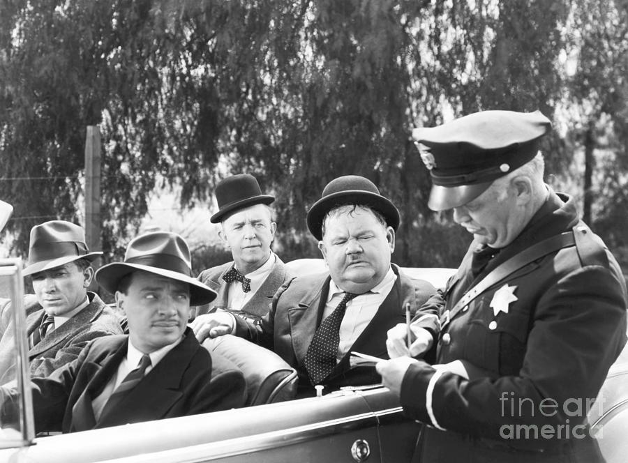 Laurel And Hardy In The Big Noise Photograph by Bettmann