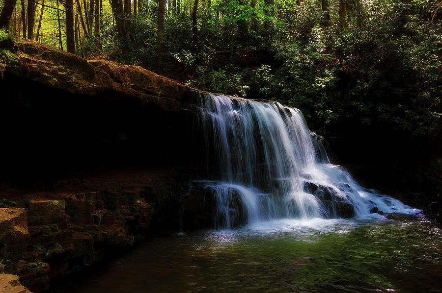 Laurel Run Waterfalls in Tennessee by Dee Browning Laurel Run Waterfalls in Tennessee by Dee Browning