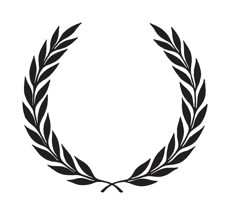 Laurel Wreath Border Drawing by CSA Images - Fine Art America