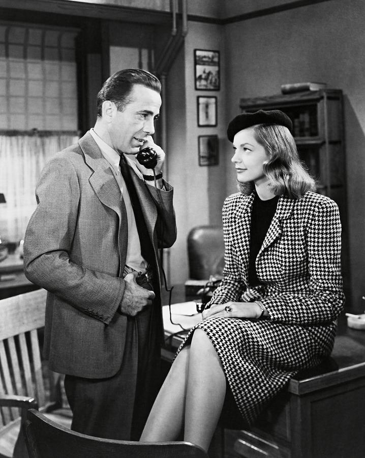 Humphrey Bogart Photograph - LAUREN BACALL and HUMPHREY BOGART in THE BIG SLEEP -1946-. by Album