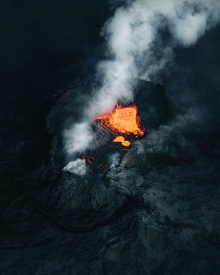 Landscape Photograph - Lava Bubble by Leroy Souhuwat