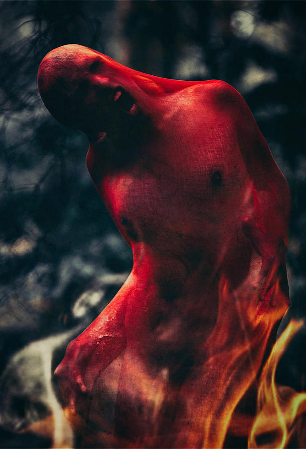 Genesis Photograph - Lava - Burning by Magdalena Russocka