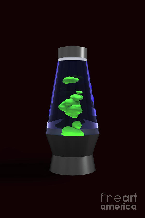 Lava Lamp Digital Art by Clayton Bastiani