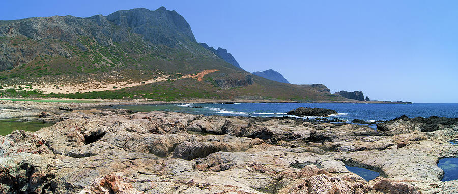 Lava rocks of Balos Photograph by Sun Travels