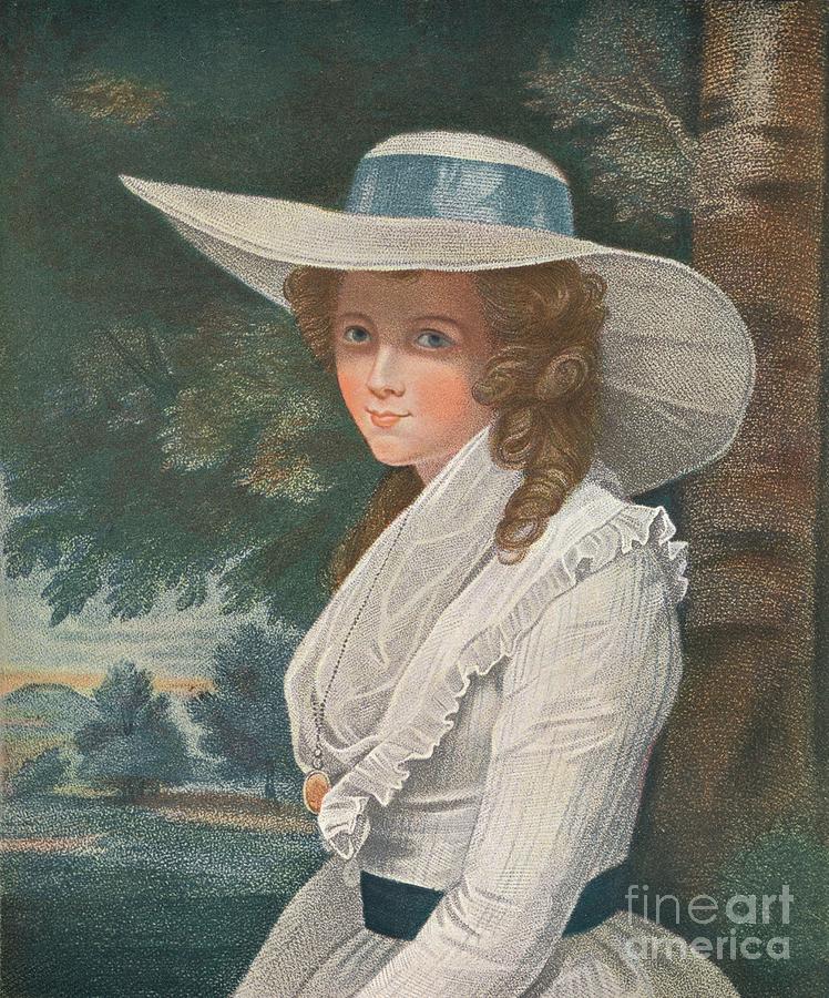 Lavania Countess Spencer, 1901. Artist Drawing by Print Collector