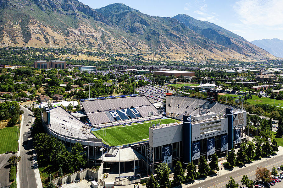 Lavell Edwards Stadium at BYU Photograph by Dave Koch