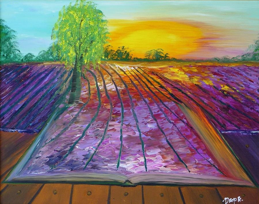 A Tale Of Lavender Dreams Painting