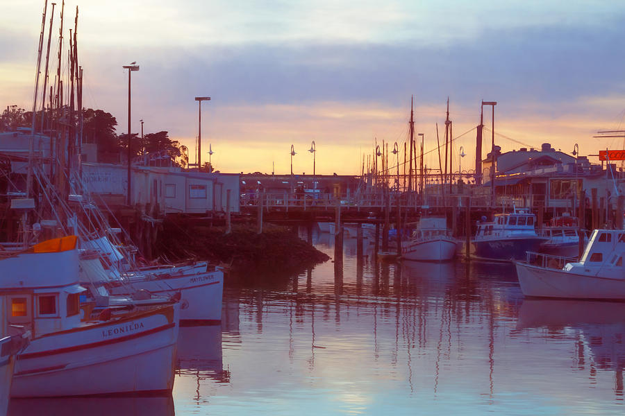 Lavender Evening at the Marina by Bonnie Follett Lavender Evening at the Marina by Bonnie Follett