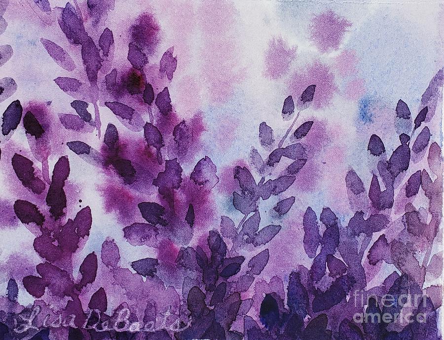 Lavender Fields Forever Painting by Lisa Debaets