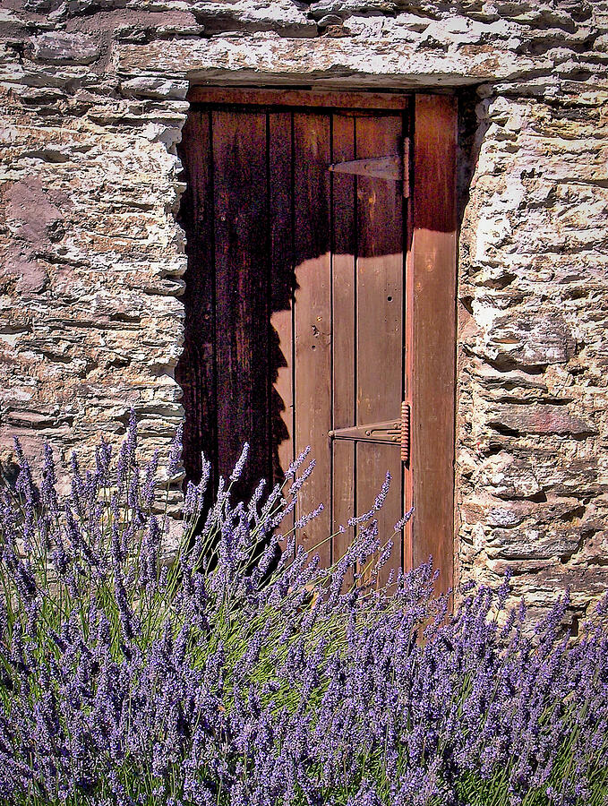 Lavender Welcomes you to this Abode Photograph by Leslie Struxness