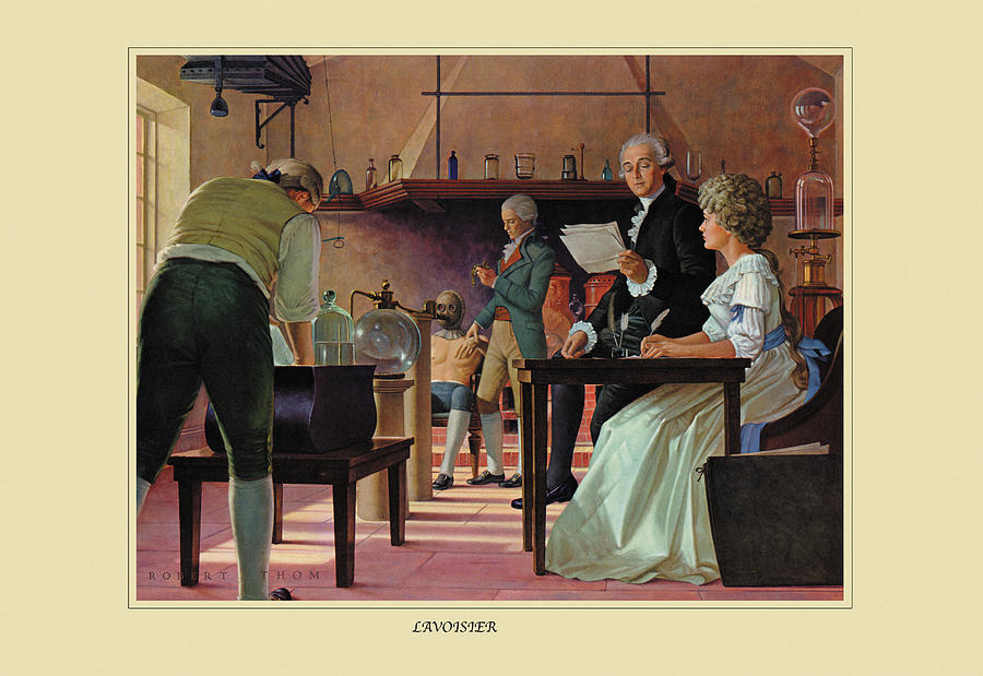 Lavoisier Painting by Robert Thom - Pixels