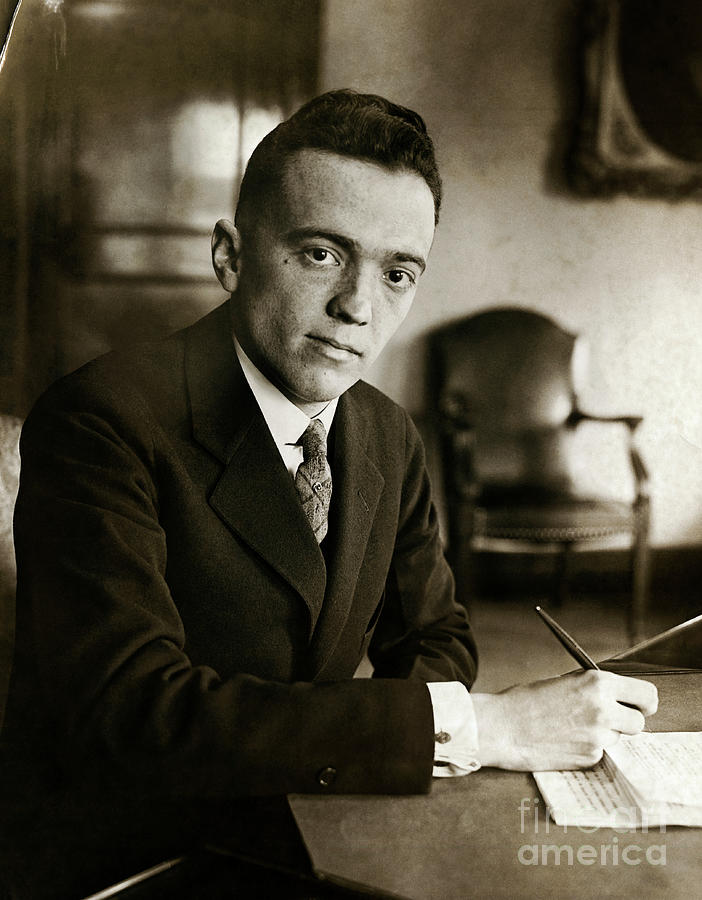 Law Student J. Edgar Hoover Photograph by Bettmann