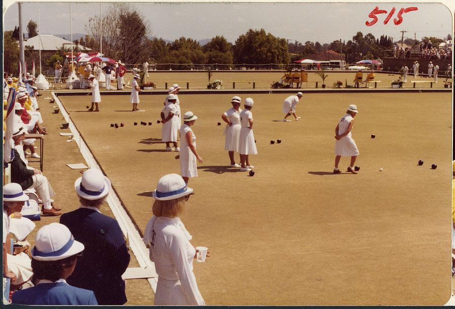 Lawn Bowls Event At The Xii Commonwealth Games  Brisbane Painting