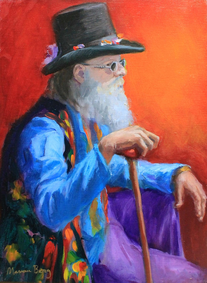 Laurence Painting by Marian Berg