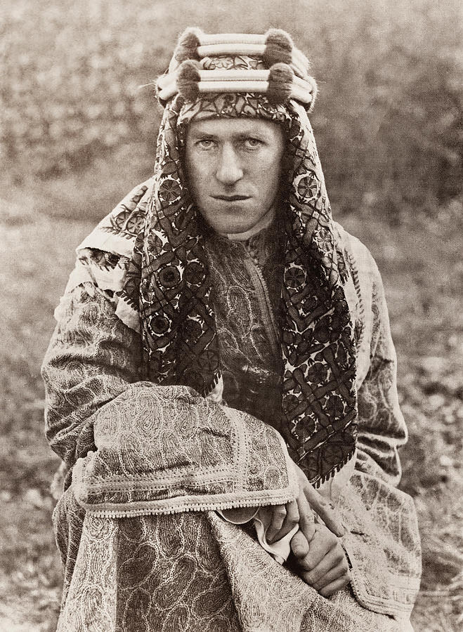 Lawrence of Arabia Portrait Photograph by War Is Hell Store