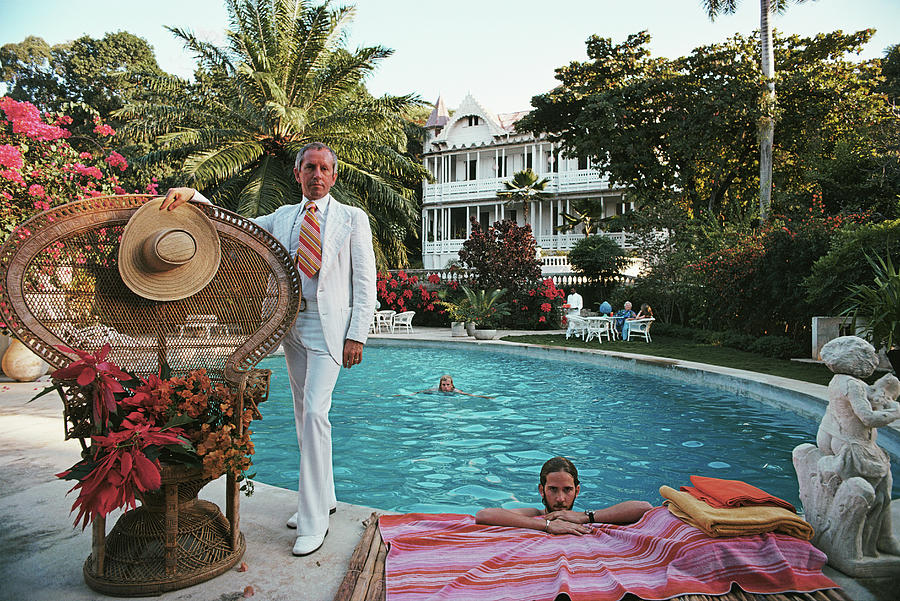 Hat Photograph - Lawrence Peabody II by Slim Aarons