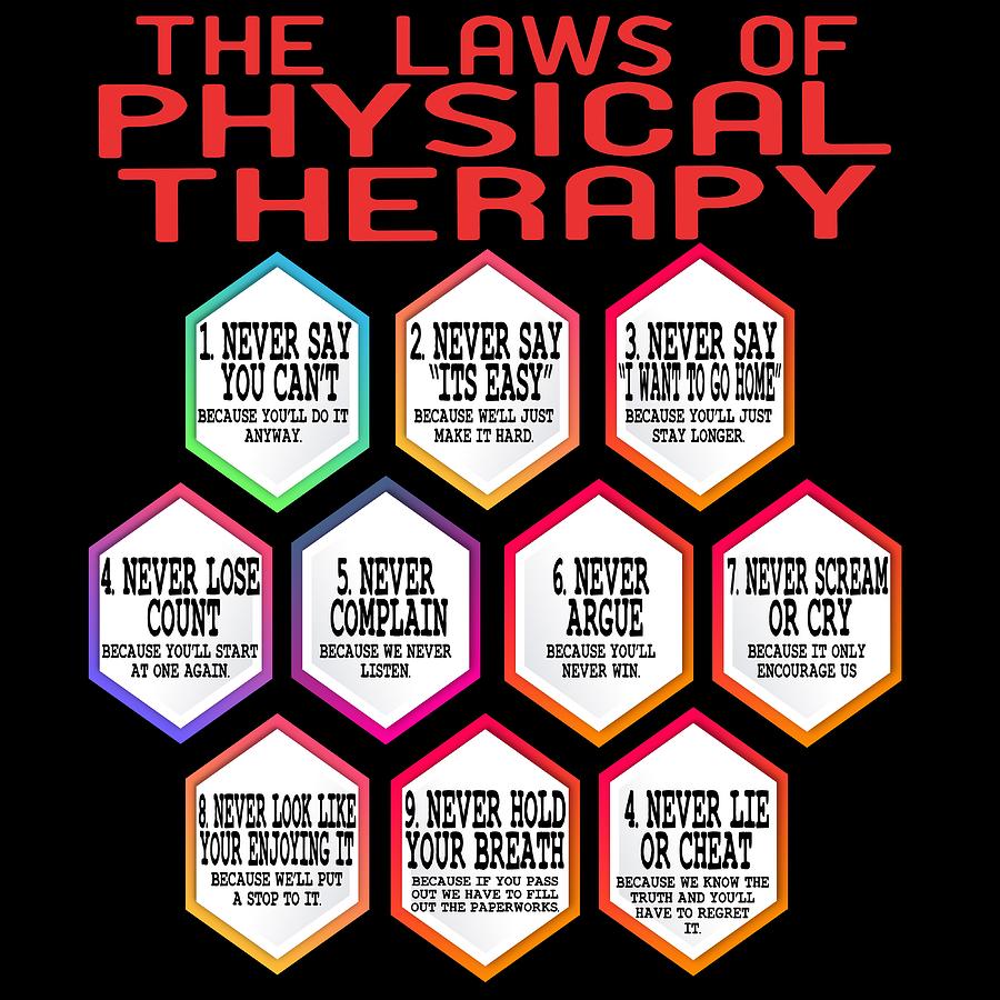 Laws of Physical Therapy Independence With Therapy Get up get better