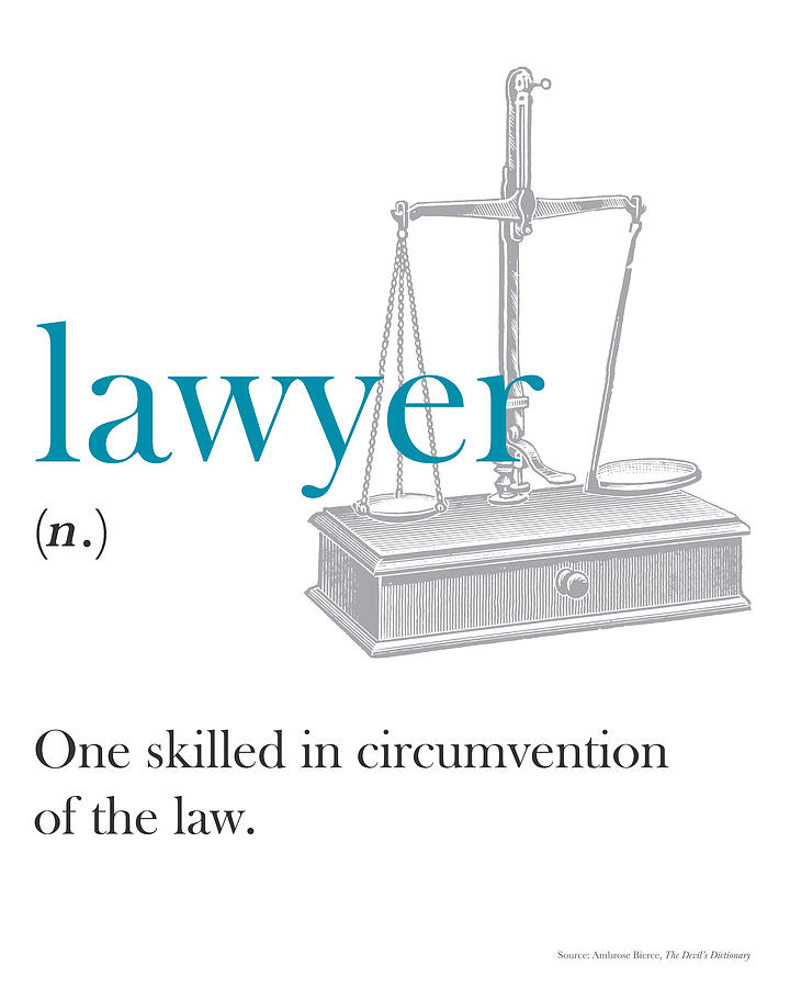 Lawyer Definition Digital Art by Christina Witt George