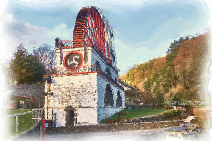 Laxey Wheel 8 by Digital Painting Laxey Wheel 8 by Digital Painting