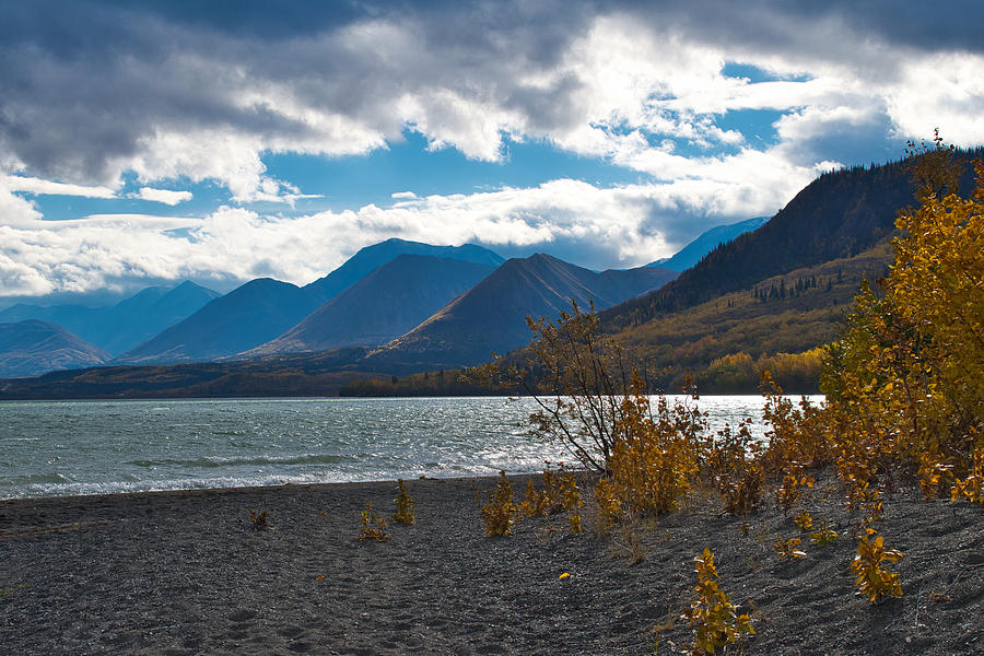 Layers - Dezadeash Lake - Yukon Territory Photograph by Cathy Mahnke
