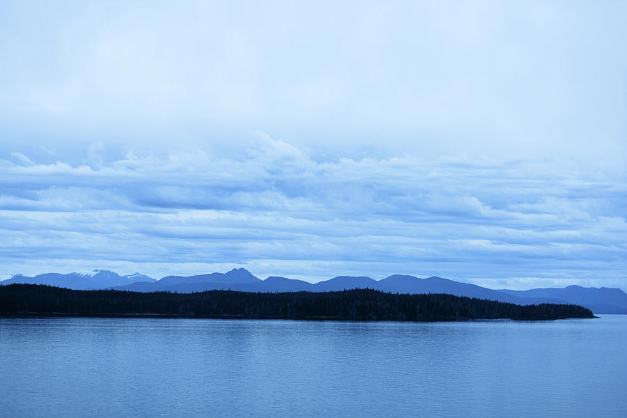 Layers Of Blue In Alaska Photograph
