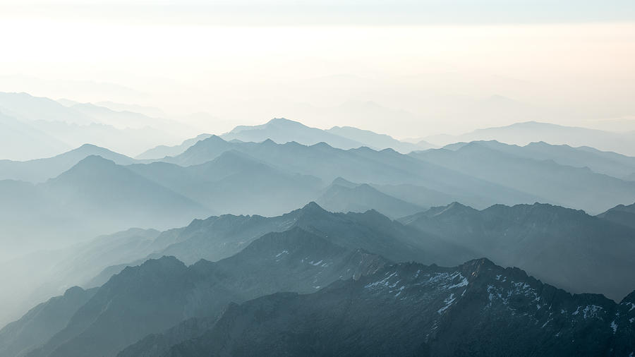 Layers Of Mountains Photograph by Ori Feldman