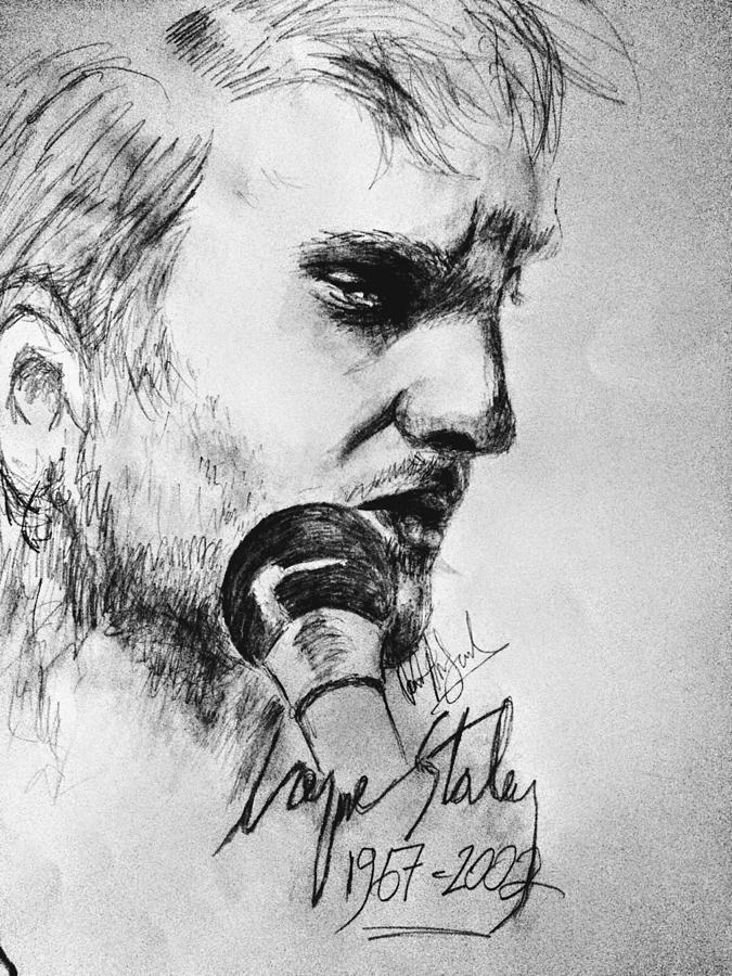 Layne Staley Drawing by Vanessa AttervilleSmith Fine Art America
