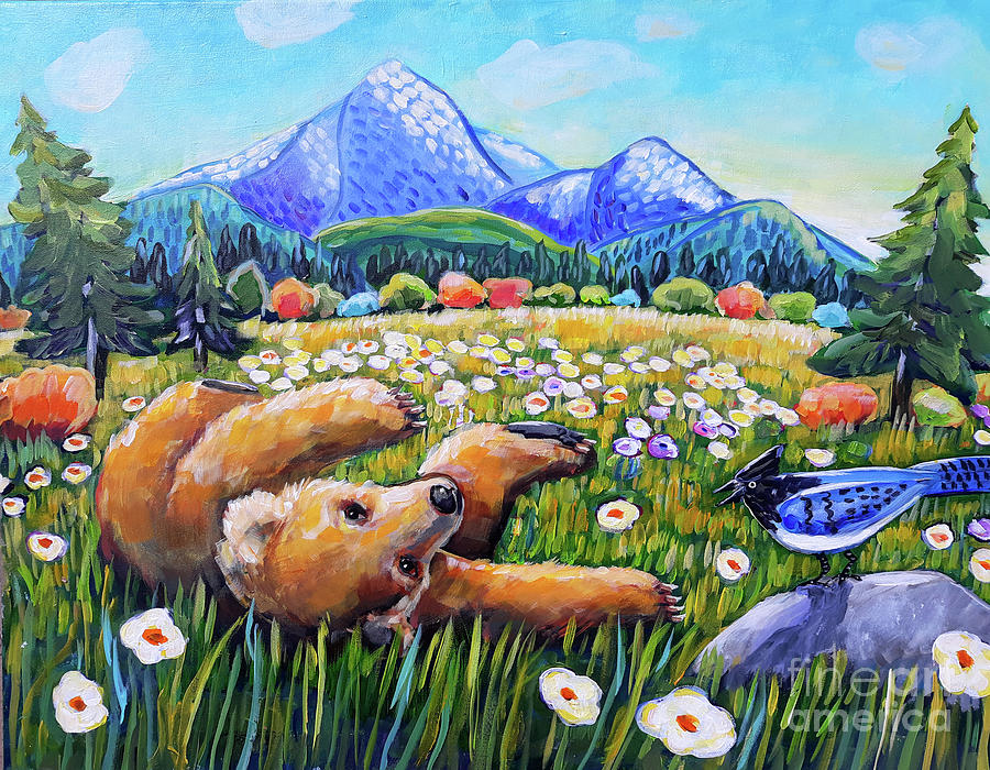 Summer Painting - Lazy Bear by Harriet Peck Taylor
