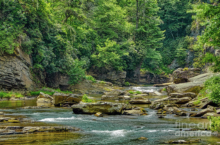 Linville River Photograph - Lazy Linville River by James Foshee Linville River Photograph - Lazy Linville River by James Foshee