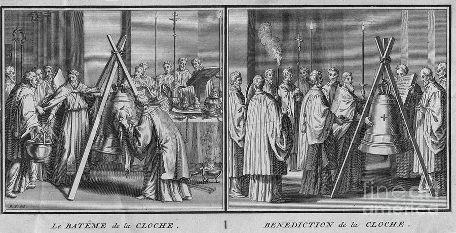 Le Bateme De La Cloche And Benediction Drawing by Print Collector