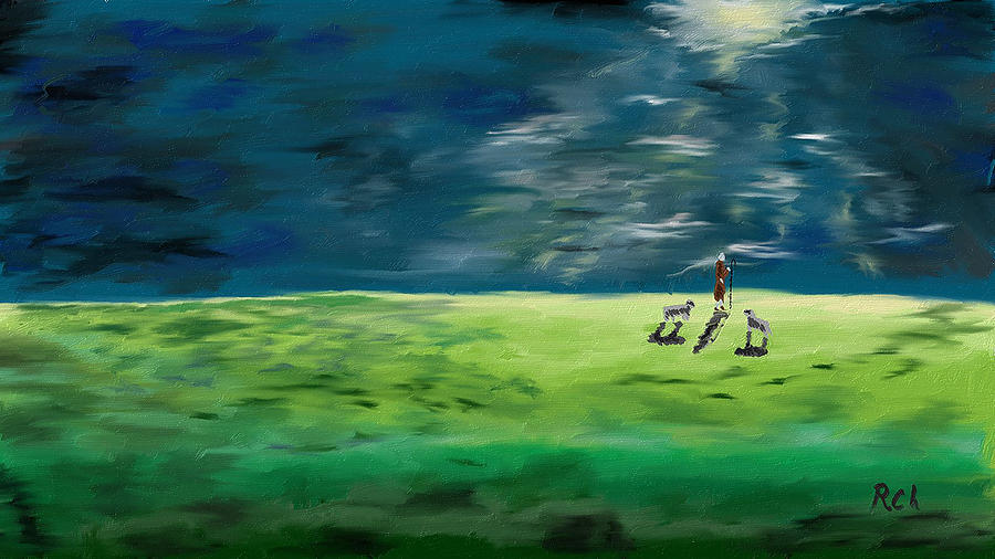 Le Berger Digital Art By Rafael Charpentier