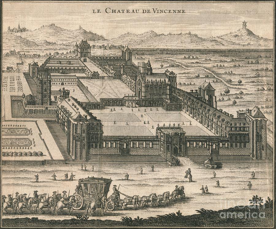 Le Chateau De Vincenne Drawing by Print Collector