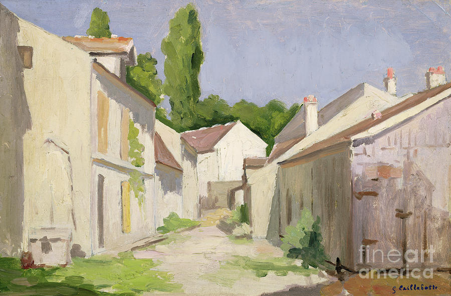 Le Clos Des Abbesses, Yerres, Essonne, Before 1879 Painting by Gustave Caillebotte