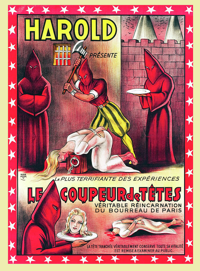 Le Coupeur de Tetes Painting by Harford Le Coupeur de Tetes Painting by Harford