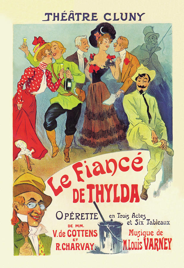 Le Fiance de Thylda Painting by Ren Louis Pan