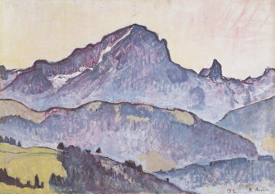 Le Grand Muveran Von Villars Aus, 1912 Painting