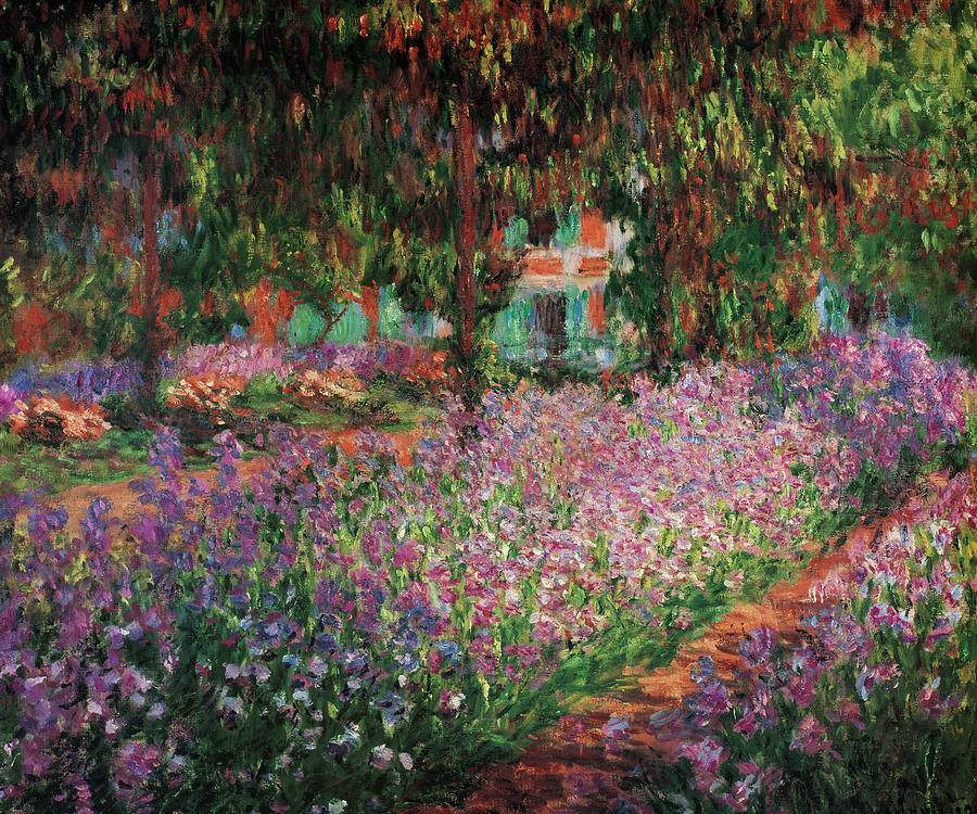 Flower Painting - Le Jardin De L?artiste A Giverny by Masters Collection