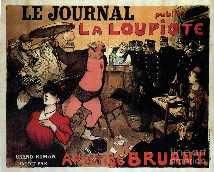 Le Journal Publie La Loupiote Drawing by Heritage Images