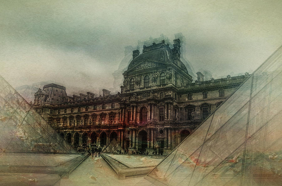 Louvre Photograph - Le Louvre by Orkidea W.