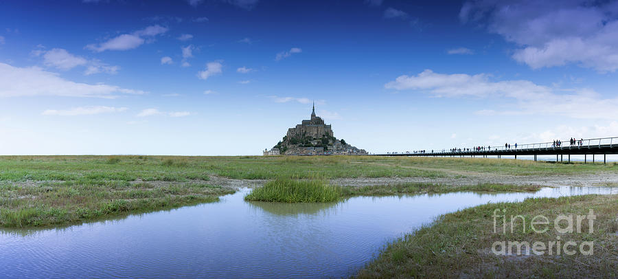 Landmark Photograph - Le Mont Saint Michel by Nando Lardi