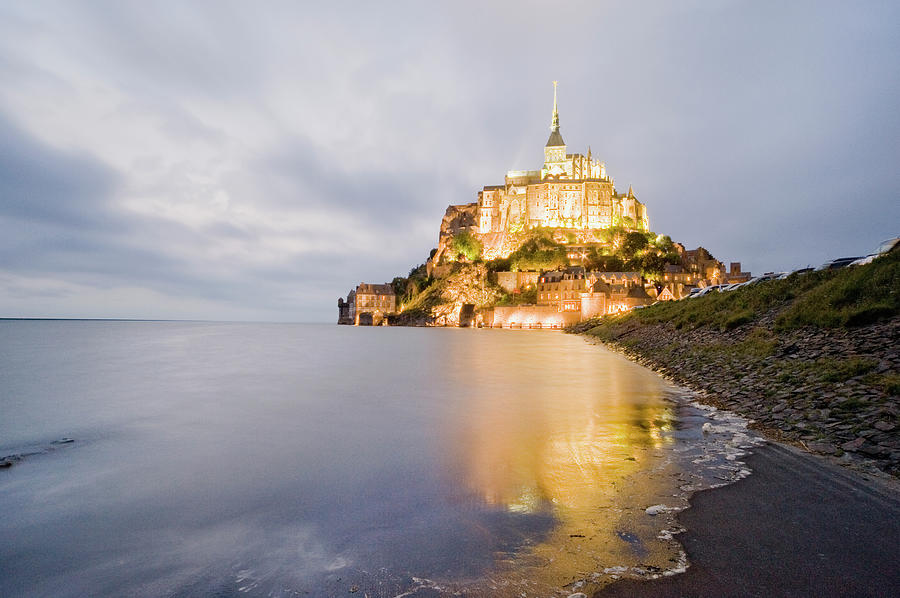 Le Mont Saint Michel, Normandy, France Photograph by John Harper