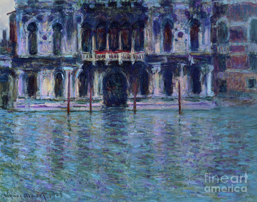 Claude Monet Painting - Le Palais Contarini by Claude Monet