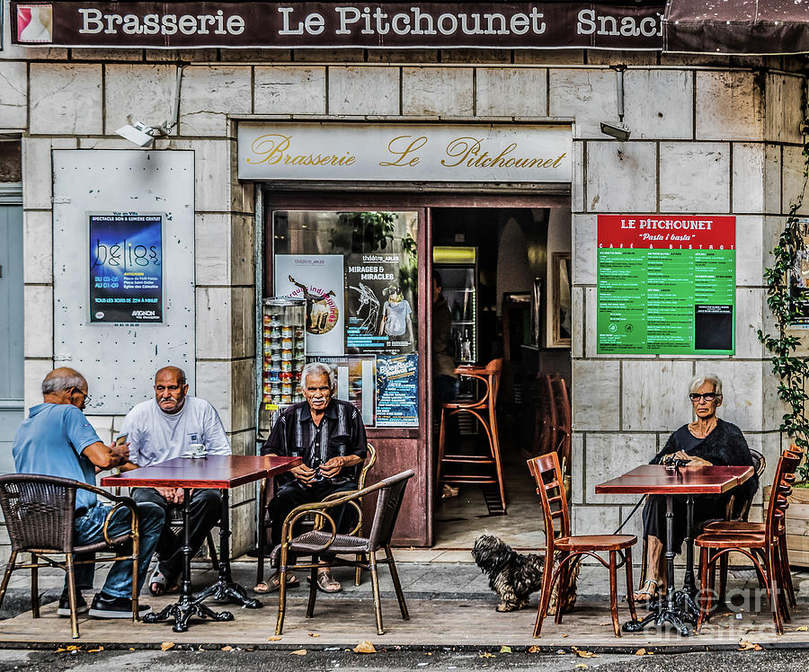 Le Pitchounet Brasserie Photograph by Thomas Marchessault