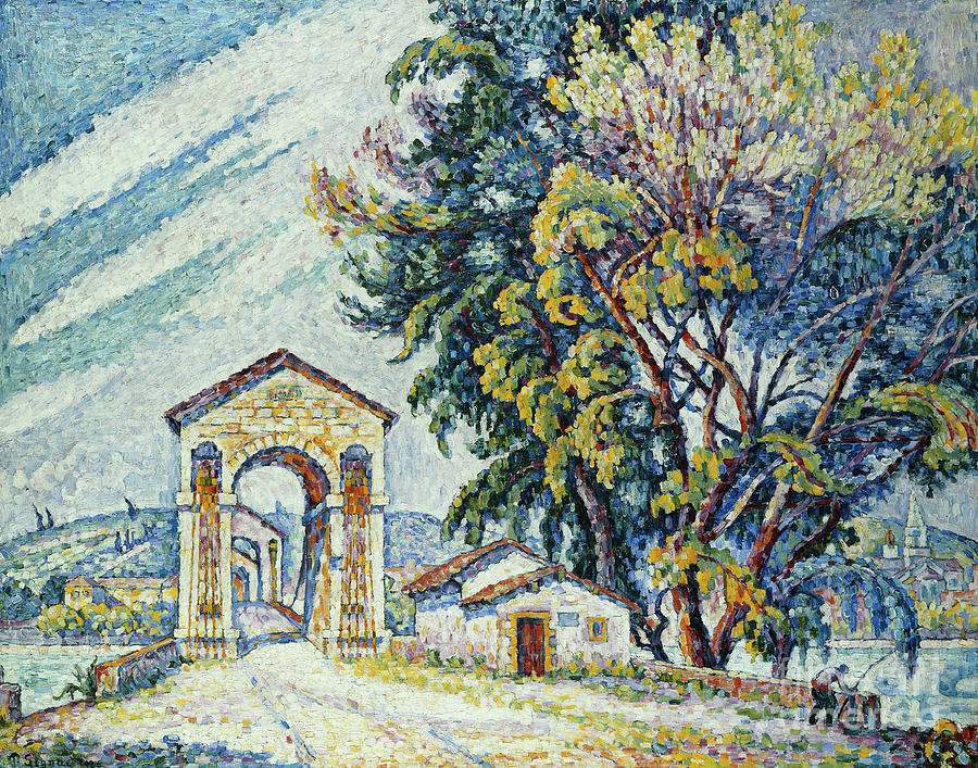 Le Pont A Bourg-saint-andeol, 1926 Painting by Paul Signac