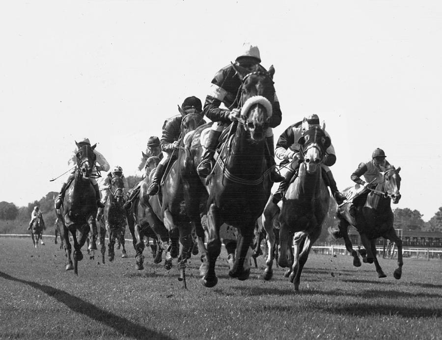 Leading Pack Photograph by George Freston