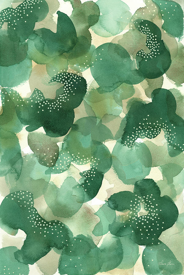 Abstract Painting - Leaf Canopy by Laura Horn